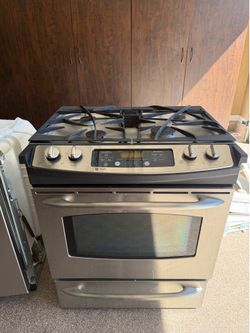 GE Profile gas range