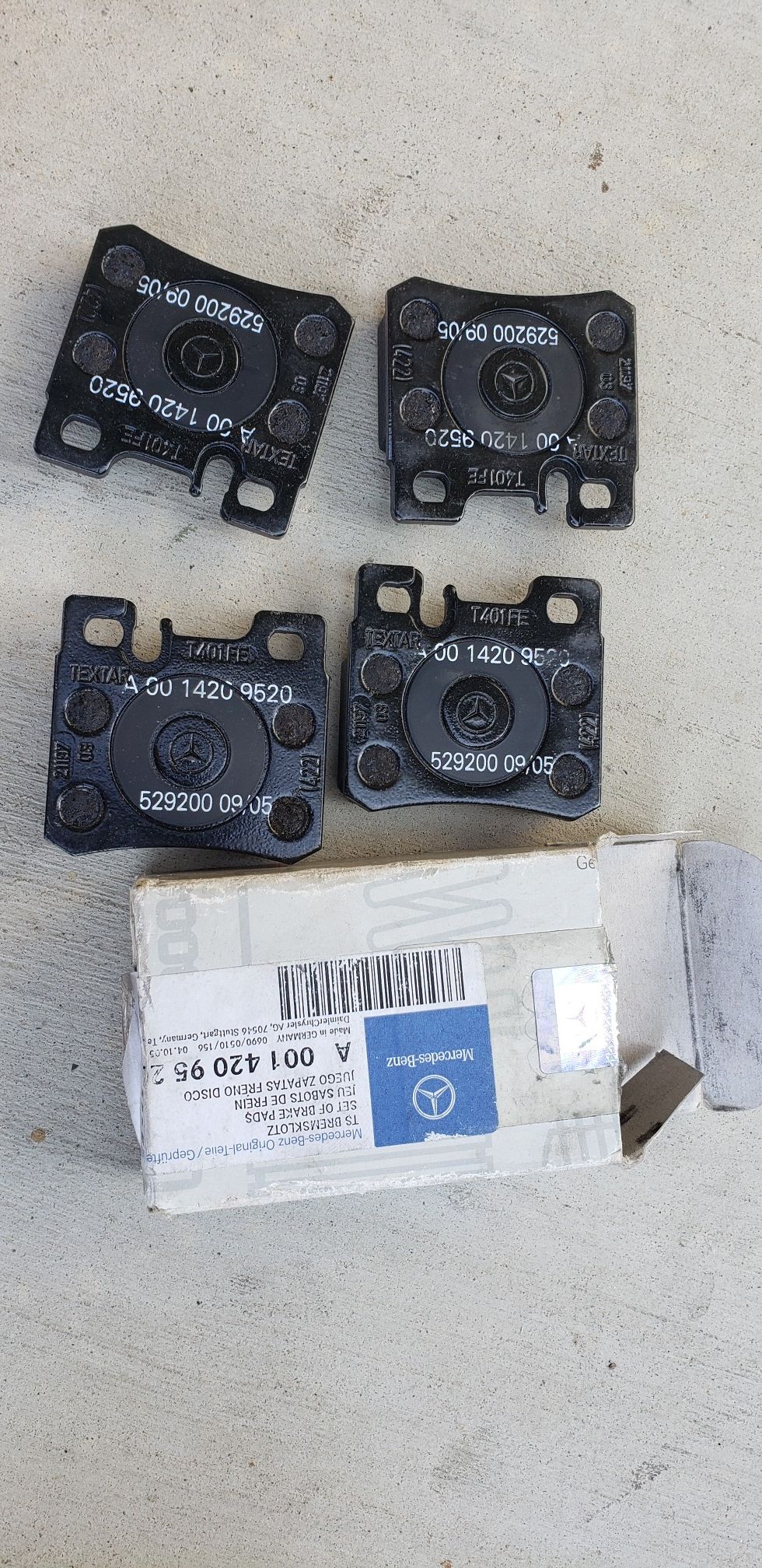 Mercedes Benz OEM Brakes - Front and Rear