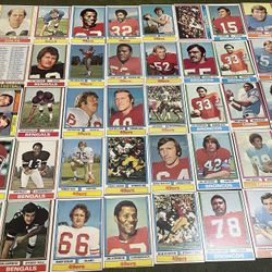 Lot of 50 1973 topps football cards #4