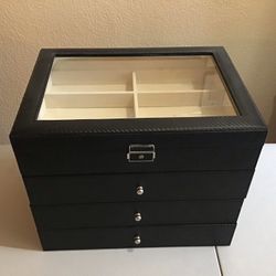 Sunglass Four Level Drawer Display Case