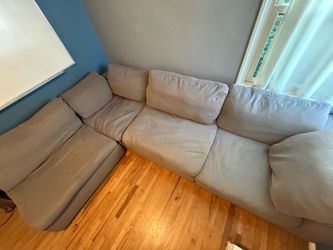 Grey Modular Cloud Sectional Sofa