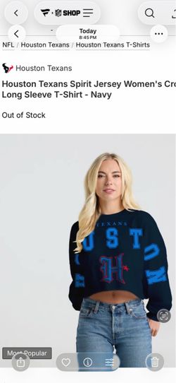 Women’s Texans Sweatshirt L