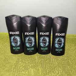 4 Axe Bodywash 16oz Apollo All Day Fresh