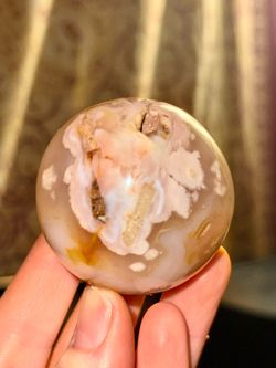 Flower Agate Crystal Sphere