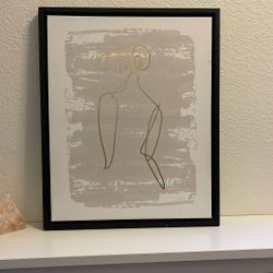 Woman Silhouette Wall Decor