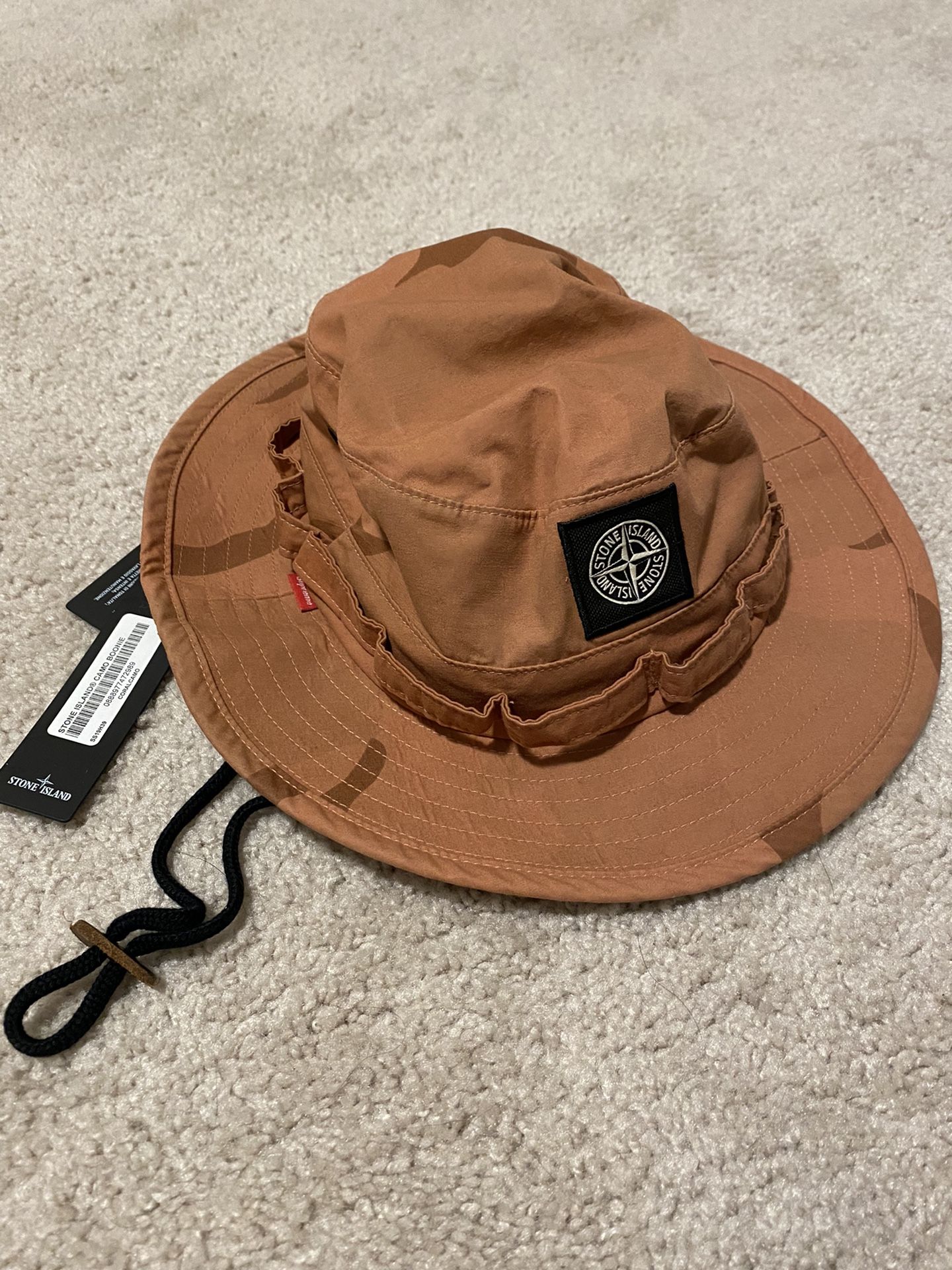 Brand New Supreme Stone Island Coral Camo Boonie Size S/M SS19 for