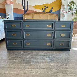 Vintage Gray Dresser