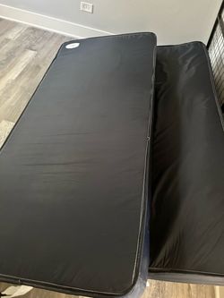 Free twin bed with rails