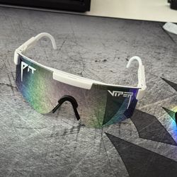 Pit Viper Miami White Sunglasses New