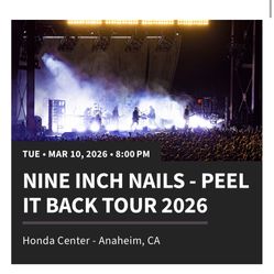 Nine Inch Nails Tickets 