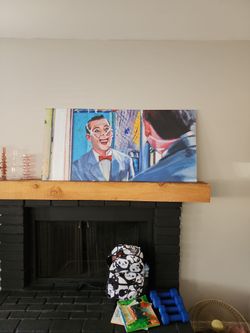Pee Wee Herman  Poster Board Art