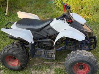 White 125cc Four Wheeler