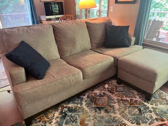 Couch and ottoman