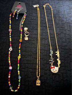 New Girls Costume Jewelry Set
