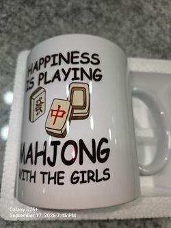 Mahjong Novelty Coffee Mug