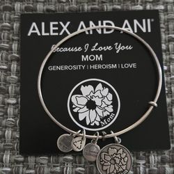 Alex & Ani Because I Love You Mom Bracelet 