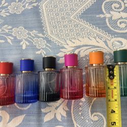 6 Empty Cologne Perfume Bottles $10 For All Refillable 50ml Each 