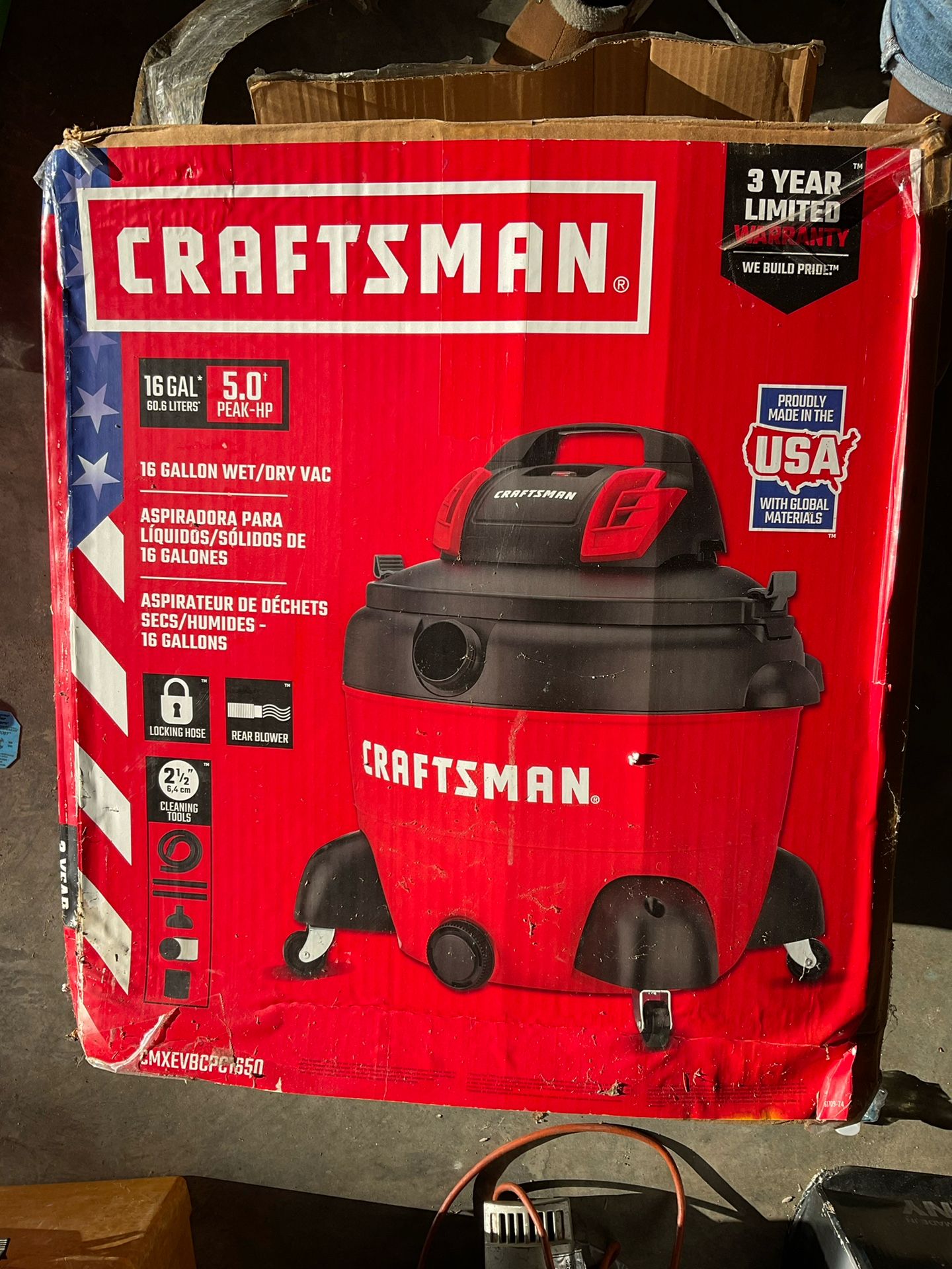 Craftsman’s Shop Vac 