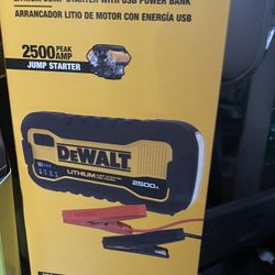 DeWalt 2500 Amp Jump Starter *Brand New In Box*