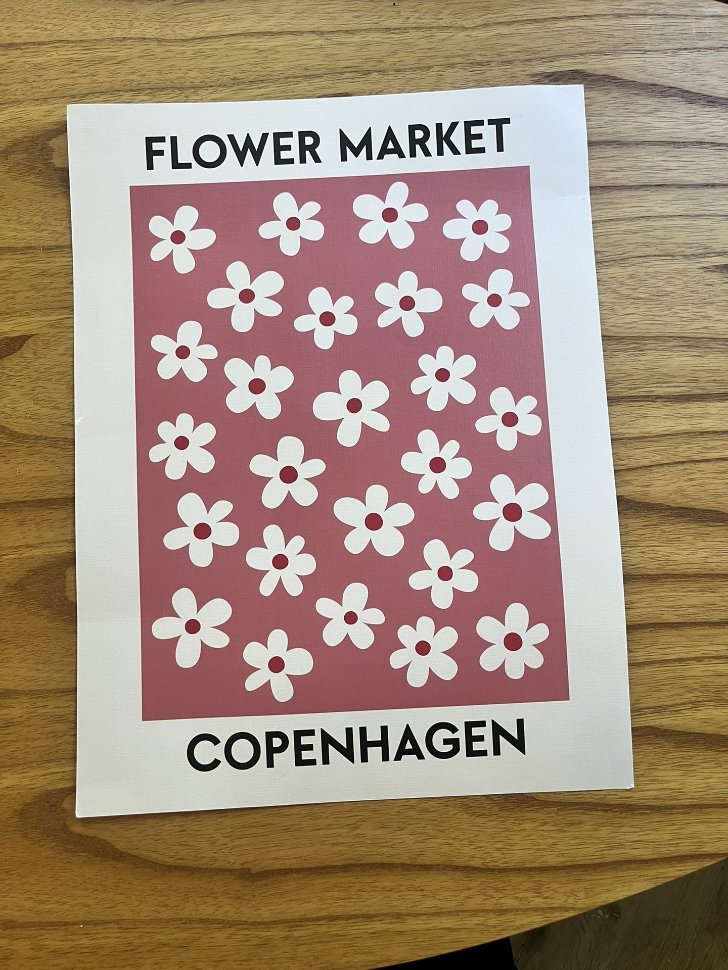 Flower Market Poster 12x16