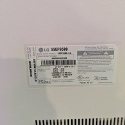 LG 55ef9500 OLED *Shattered Screen* Good For Parts