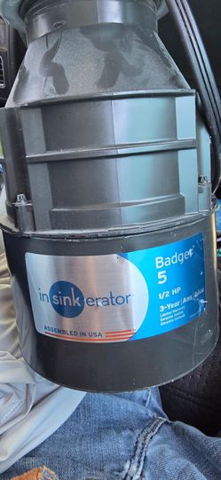 Insinkerator Badger 5 - 1/2 HP garbage disposal