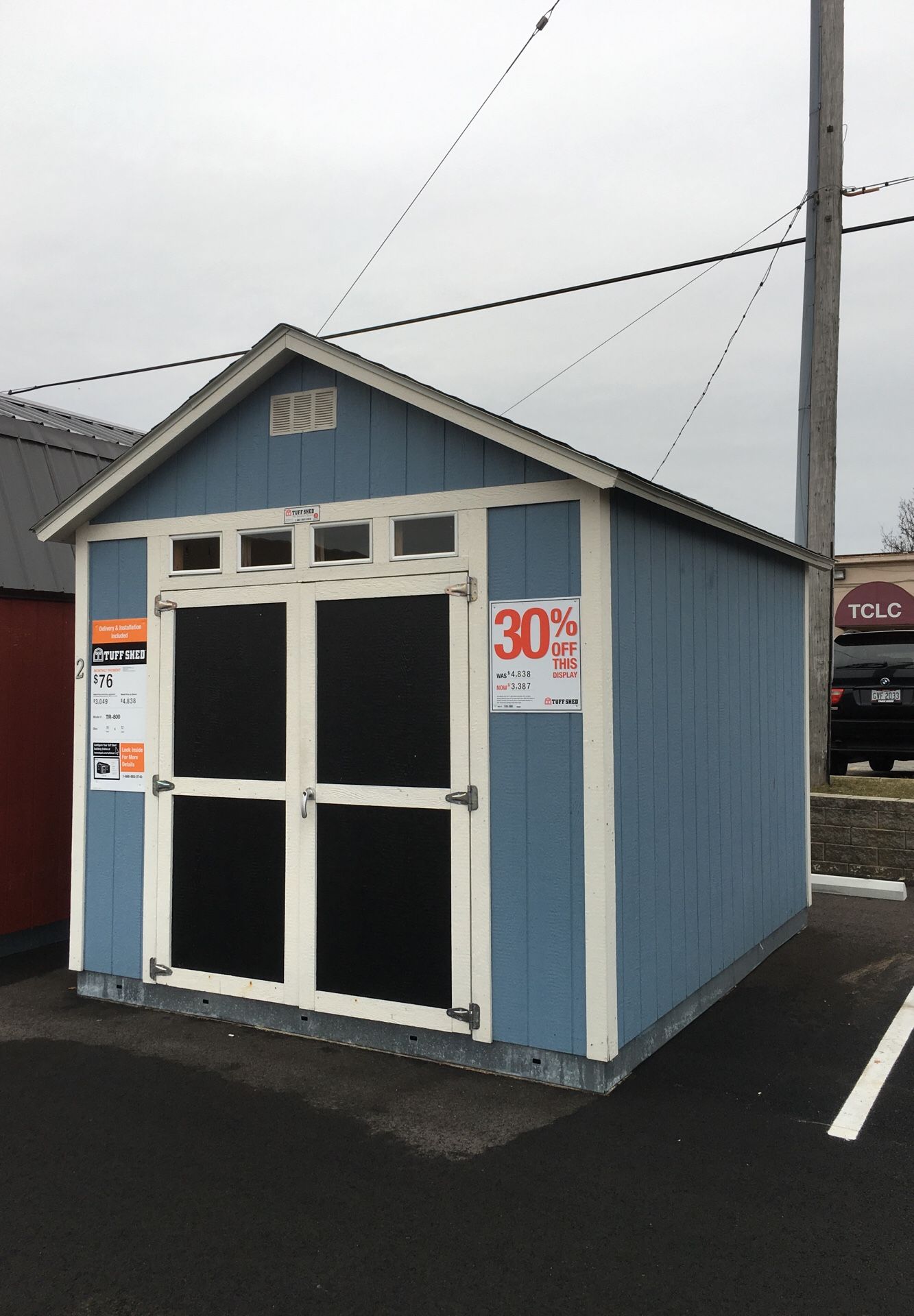 Tuff Shed TR-800 10' X 12' LOADED!
