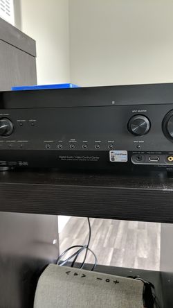 Sony reciver plus two Polk bookshelf speakers