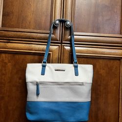 Nine West Tri-Color Leather Shoulder Bag