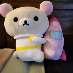 Rilakkuma Holding Rocket Plush Jumbo