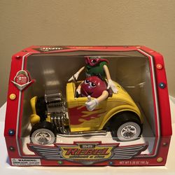 M&M dispenser REBEL WITHOUT A CLUE , street rod candy dispenser