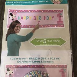 Minnie mouse first birthday