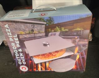 Chef's Counter Outdoor Pizza Oven & Peel