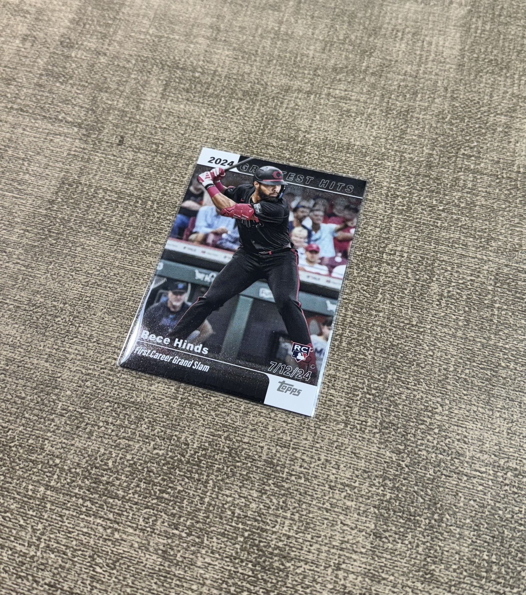 Rece Hinds Baseball Card