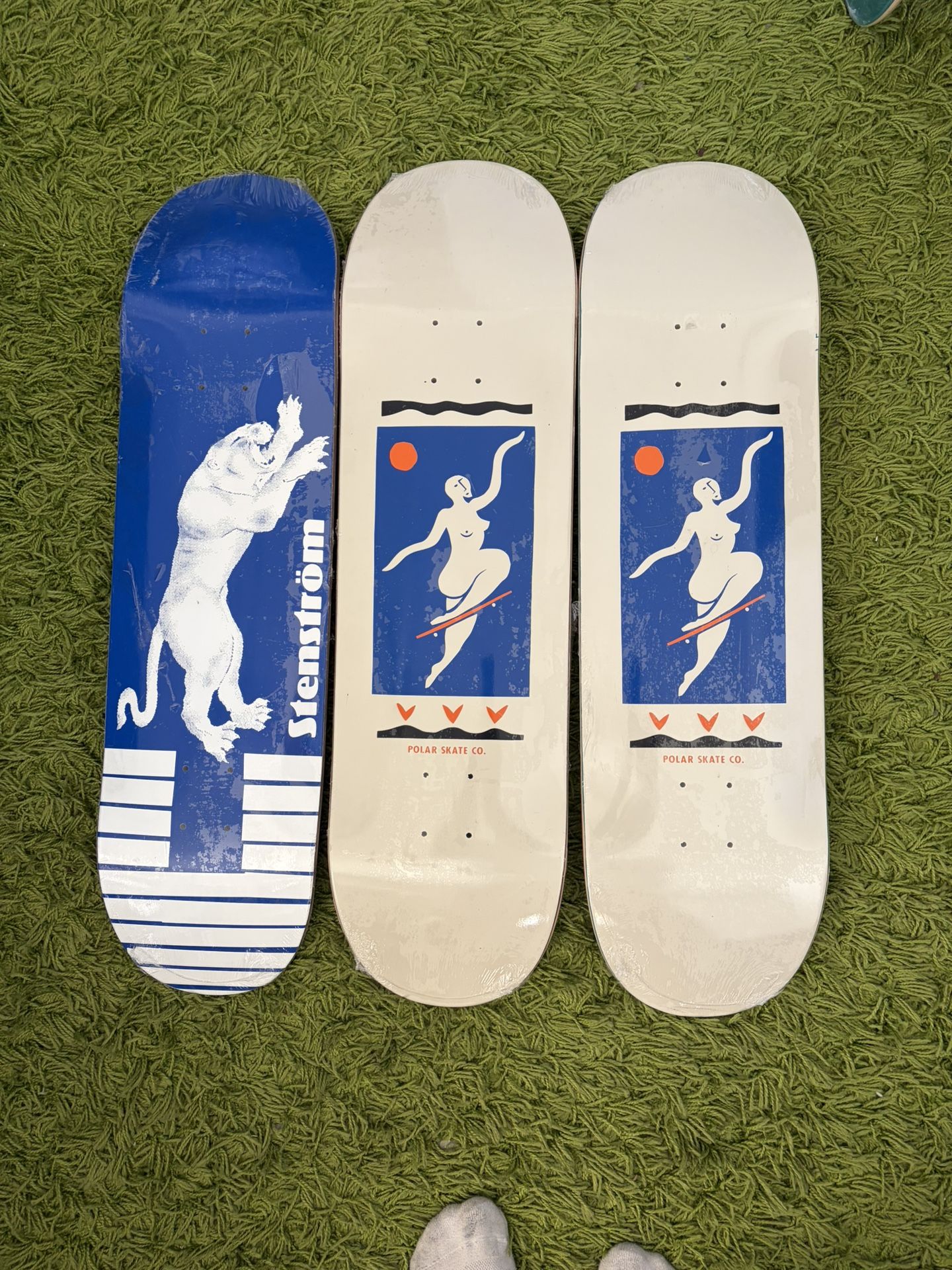 3 Polar Skateboard Decks