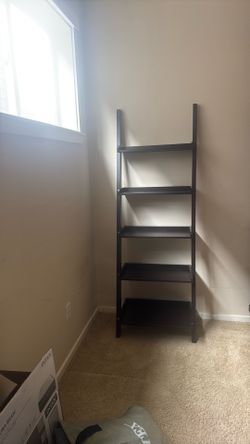 Ladder style 5 tier book shelf - 3 of them