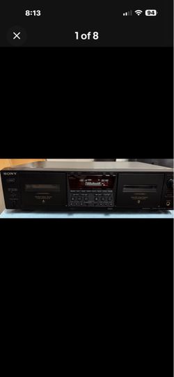 Sony TC-WE675 Stereo Auto Reverse  Cassette Deck Tested With New Belts