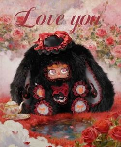 Baby Three MIGO Rose Tea Party 600% Plush Blind Box New Confirmed Gothic Ballet