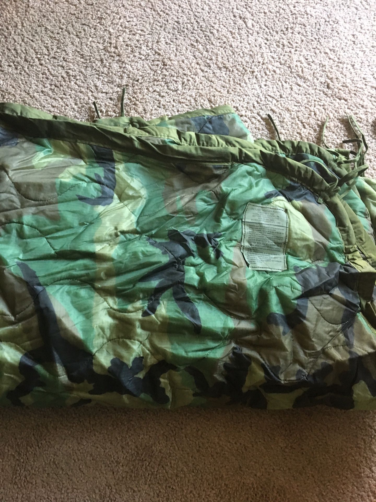 Military Poncho Liner