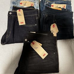 Brand New W/ Tags Levi’s 512 Slim Taper Jeans Size 33 X 30