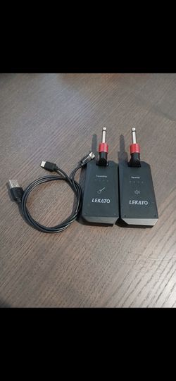 Lekato Wireless Instrument Guitar Transmitter and Receiver