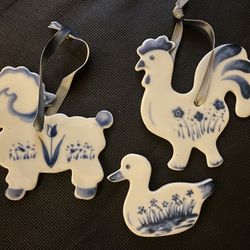 Russ  vintage hand painted ceramic animals