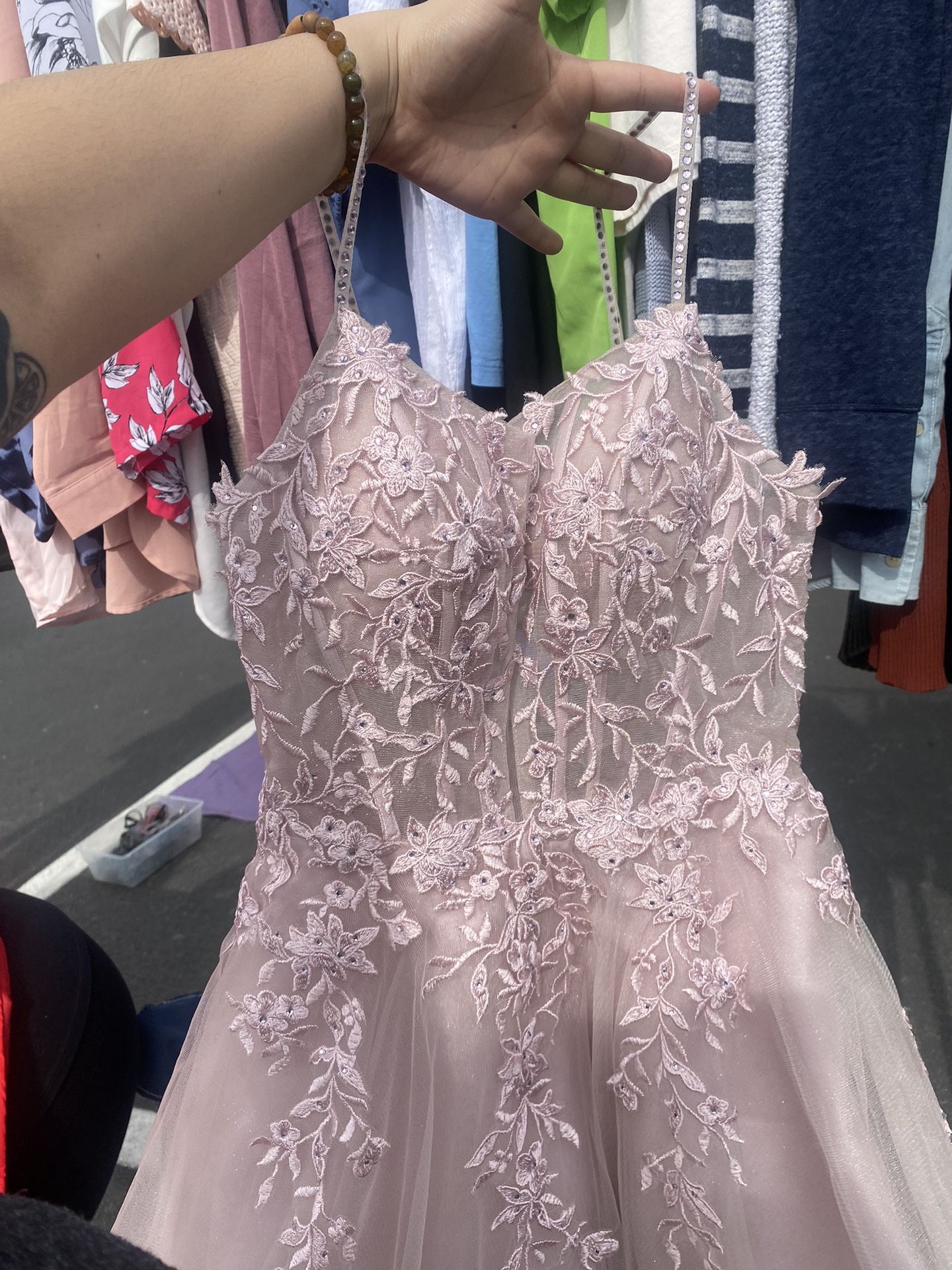 Pink Quince/Prom Dress Size 6