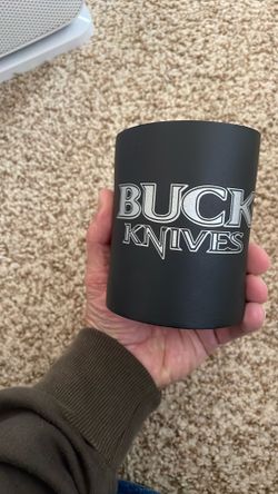 Vintage 1980s El Cajon Buck Knives Soda Cover