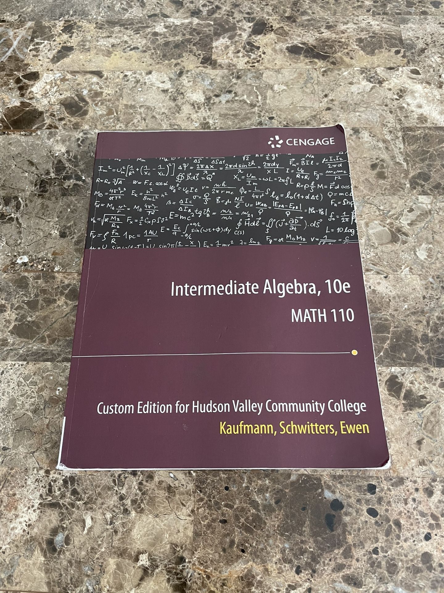 Intermediate Algebra College Book