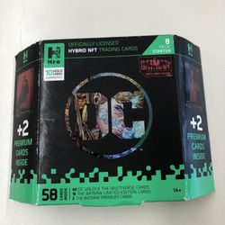 2022 DC Multiverse Batman Booster Box Hybrid Trading Cards Box SEALED 8 packs