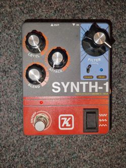 Keeley Synth-1 Reverse Attack Fuzz Wave Generator guitar pedal