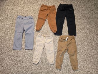 Toddler Boy Clothes Size 3T Bundle of Pants, Joggers, Sweat Pants, and Shorts