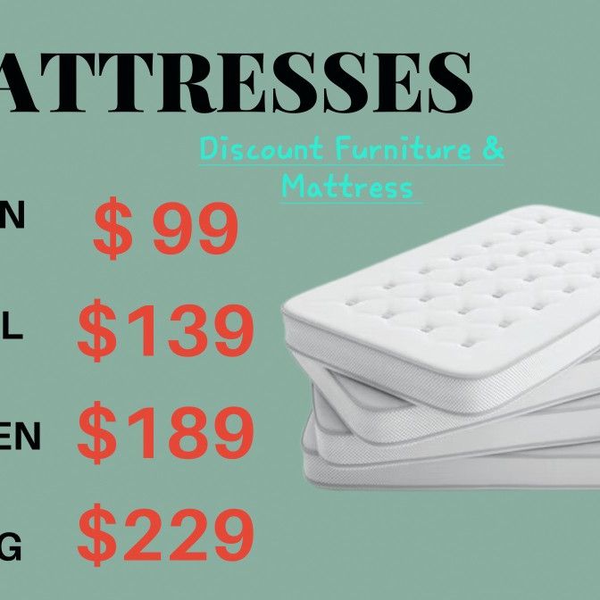 Twin Size Firm Mattress For Only $99