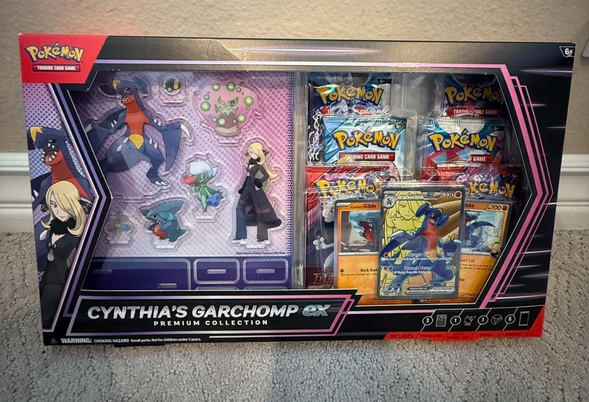 Pokemon Cynthia’s Garchomp Ex Premium Collection